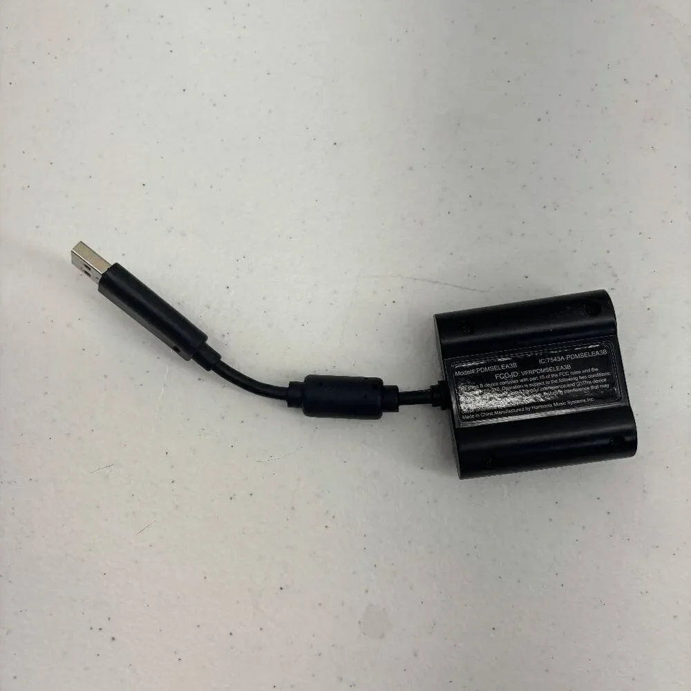 PS3 Beatles Rock Band Ludwig Wireless Drum Dongle Receiver PDMSELEA3B RockBand 2
